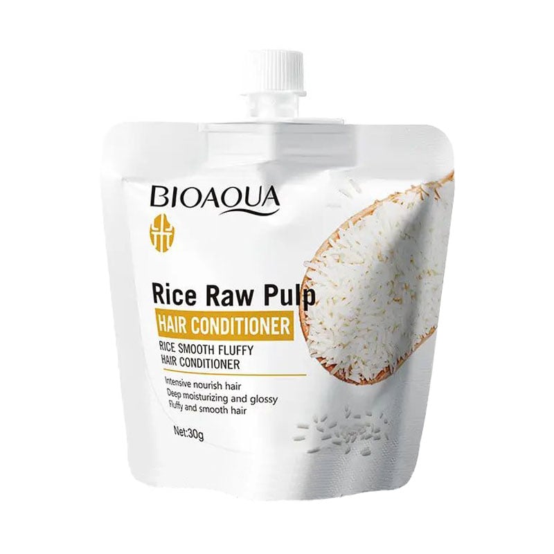 Кондиціонер для волосся Bioaqua Rice Raw Pulp Hair Conditioner, 30 г (дойпак)